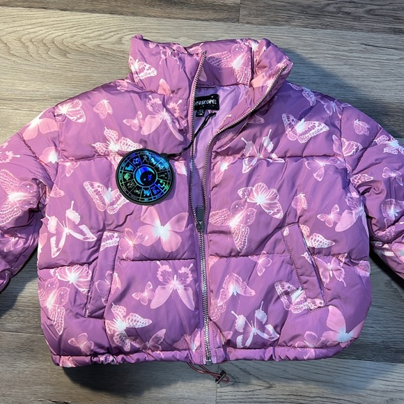 Dolls Kill Jackets & Blazers - Butterfly Puffer Jacket